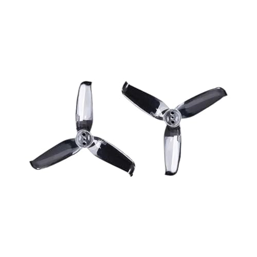 Hélice à 3 pales série 2540 transparente 2.5x4x3 pour drone de course multirotor 2 paires