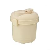 Olla de vapor compacta para microondas, con tecnología de circulación de vapor, para cocinar uniformemente pasta de arroz y verduras, portátil para uso en viajes