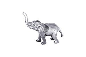 Good Luck Pewter Elephant Figurine