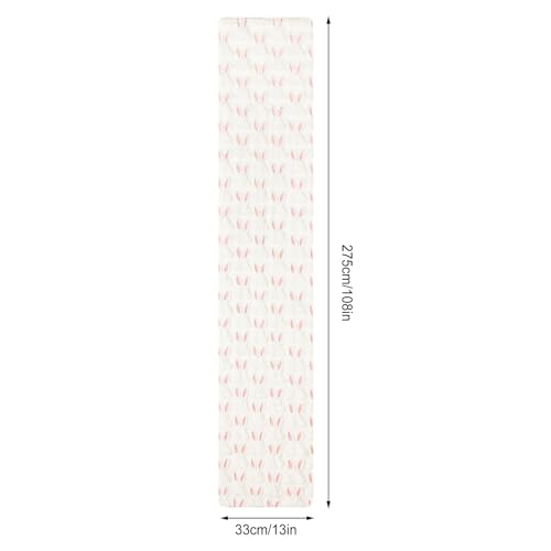 Nappe de Table Printanière et Set en Peluche pour Dîner Saint-Valentin