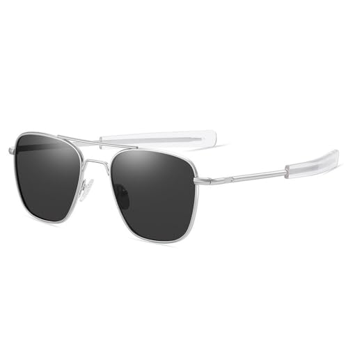 Lunettes de soleil de conduite contre l'éblouissement pour homme au look vintage classique