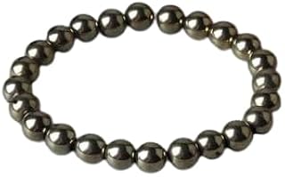 Astro Cart Pyrite Bracelet Original Round Pyrite Stone Bracelet With Certificate पाइराइट ब्रेसलेट Pyrite Crystal Bracelet ...
