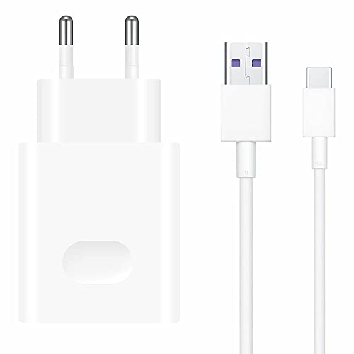 Super Charge HW-100400E00 - Alimentatore di rete da 40 W con cavo USB di tipo C per la ricarica rapida del telefono cellulare