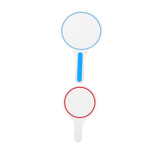 Angoily Handheld Erasable Scoreboard 2pcs Student Dry Erase Boards Paddles for Practical Writing