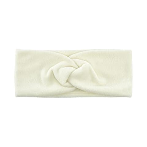 NF NITZSCHE fashion - Diadema de forro polar blanco para mujer Cover