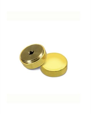 Coprivite in OTTONE colore oro per targhe e