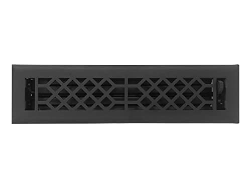 Empire Register Co, Steel Floor Register - 2x12 inch, Antique