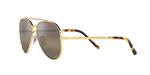 Image of Ray-Ban Unisex Rb3625 New Aviator Aviator Sunglasses