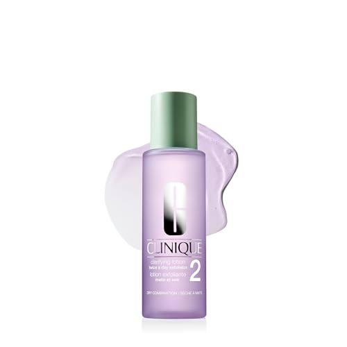 Clinique Clarifying Lotion 2 | Gentle Exfoliator For Dry Combination Skin Types | Face Toner With Witch Hazel | Step 2 in 3-Step Skin Care Routine 6.7 Fl Oz