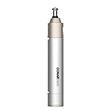 ConairMan Nose Hair Trimmer for Men, For Nose, Ear, and Eyebrows, Patent 360 Bevel Blade for No Pull, No Snag Trimming Experience, Cordless High Performance Metal Trimmer