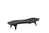 Keter Pacific Rattan Outdoor verstellbare Sonnenliege – Grau (Graphit) - 6