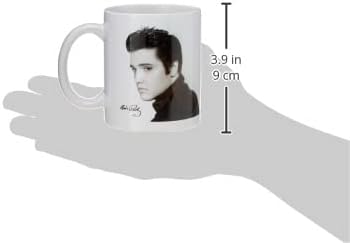 Miniatura 3 de Pyramid International Elvis Presley - Taza de café de cerámica (diseño de retrato) de 11 onzas, tazas y tazas de café para mujeres y hombres,