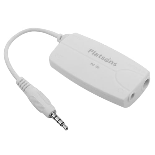 ibasenice エレキギターコンバーター ベースアダプター ギターアダプター ベースからスマートフォンへのコンバーター ギターフランジャー ギターエフェクター 白い Abs