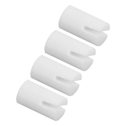 BESPORTBLE 4pcs Banjo Bone Nuts for Strong Sustain Unique Replacement Banjo Nut Blanks Essential Accessories Women Musicians