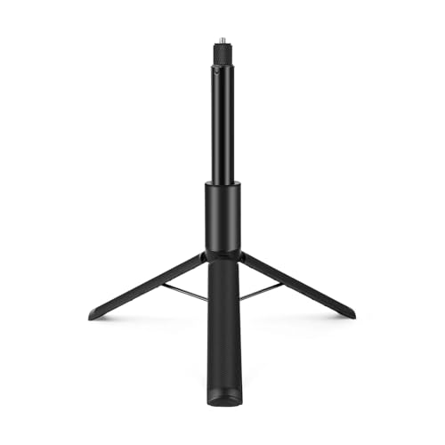 Image of Adofys 122cm 2-in-1 Invisible Selfie Stick + Tripod, Aluminum Alloy Retractable Invisible Selfie Stick Tripod for Insta360 X5 /x4 / X3 (Black) ONE R /RS, DJI Osmo Action Series