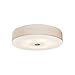 Price comparison product image Qazqa - Country Ceiling Lamp I Ceiling Flush Light White 70 cm - Drum Jute- - Modern - Suitable for LED E27 | 6 Light - Fabric Flush Ceiling Light - Suitable for Living Room I Kitchen I Bedroom I