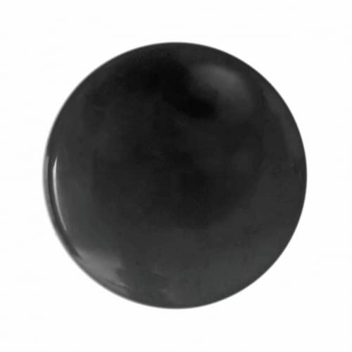 Hemline Round Shank Buttons Black 12mm - per Pack of 8