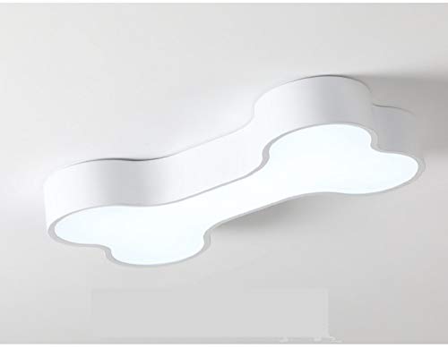 Preisvergleich Produktbild Badezimmerlampe Flur Energie Schlafzimmer Wohnzimmer Glühbirne Küche LEDKnochenförmige Deckenleuchte für Kinderzimmer, dreifarbig gedimmt