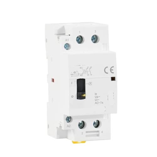 Contacteur manuel 2P 40A bistable 2NO AC 220V à mécanisme renforcé