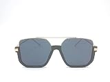 Retro Square Half Rim Frame Sunglasses