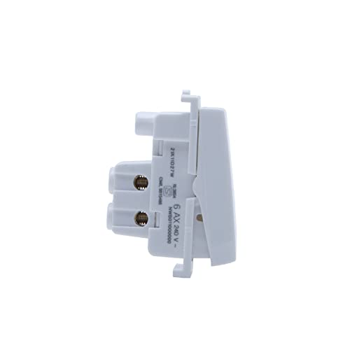 Image of Wipro Northwest Venia 6A One Way Switch, White (pack of 20)