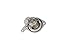 GM Genuine Parts 15-10412 (12571261) Engine Coolant Thermostat Water Inlet Assembly
