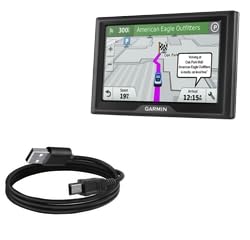 BoxWave Cable Compatible with Garmin Drive 51 LMT-S - DirectSync Cable, Durable Charge and Sync