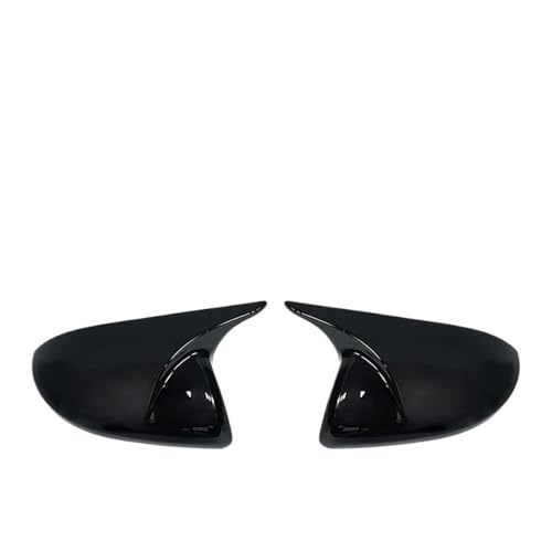 車用バックミラーカバーキャップハウジング マツダ 3 アクセラ BL 2009 2010 2011 2012 2013 ウィングサイドミラーシェルケース シェル塗装済み(Bright black)