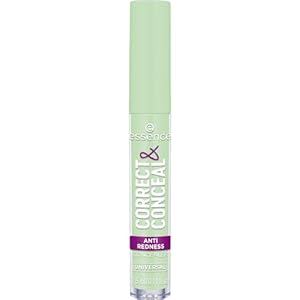essence CORRECT & CONCEAL anti-roodheid concealer, kleurcorrigerend, natuurlijk (3.5ml)