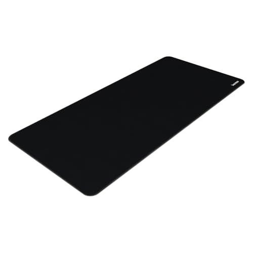Migliori tappetini per mouse gaming VulTech MP-05XLBK - Tappetino Gaming Mouse e Tastiera, Mousepad XL 900x400 Nero Superficie Idrorepellente, Base in Gomma Antiscivolo, Cuciture Rinforzate Anti-Sfilacciamento, Design ultra Resistente