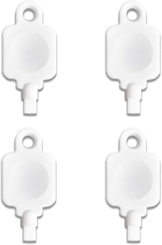 Image of (4Pcs) 50413 Toilet Tissue Paper Dispenser Key for Select Cintas & Georgia Pacific Dispensers,for Jumbo Roll Bath Tissue dispensers 58050、59009 and Vista Center-Pull Towel dispensers 54050