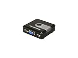 IOGEAR GCS42UW6 2-Port USB KVM Switch - 2 x 1