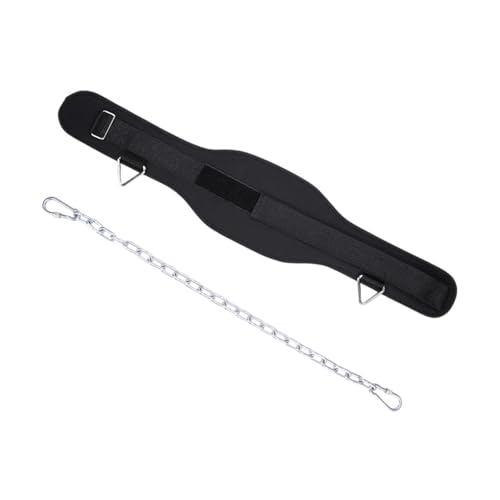 QSTDGVPW Cinturón de Peso Ajustable para Pull Culturismo, 294g con Cadena