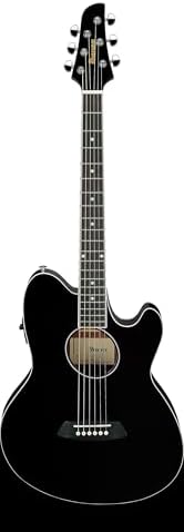 Ibanez Mahogany Acoustic Guitar TALMAN Series With Cutaway Electronics TCY10E-BK
