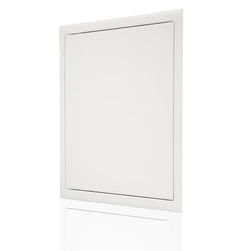 Proxinova Revisionstür 300 x 300 mm Tür mit Drucköffnung für Wand im Freien strapazierfähig Inspektionstür aus Metall zur Wartung von Wasserzähler Gas Stromzähler
