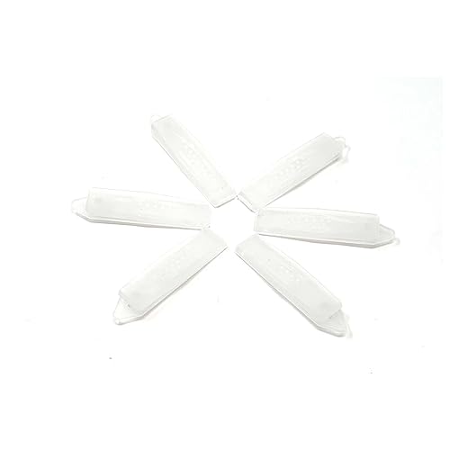 Camtiac Hunde-Haarspange Raute 6 Stück transparent 20