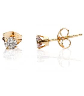 Boucles d'oreilles diamant au quotidien avec la collection Basic