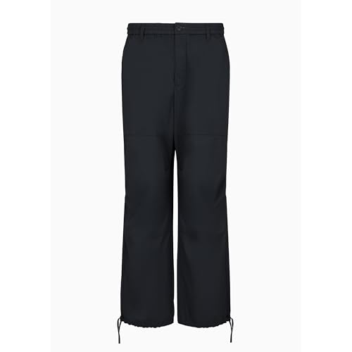 Armani Exchange Men's Cotton Twill Trouser with Elastic Waistband3