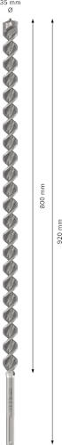 Bosch pro sds max 4 Hammerbohrer 35 x 800 x 920 mm 2608706856 - vue 4
