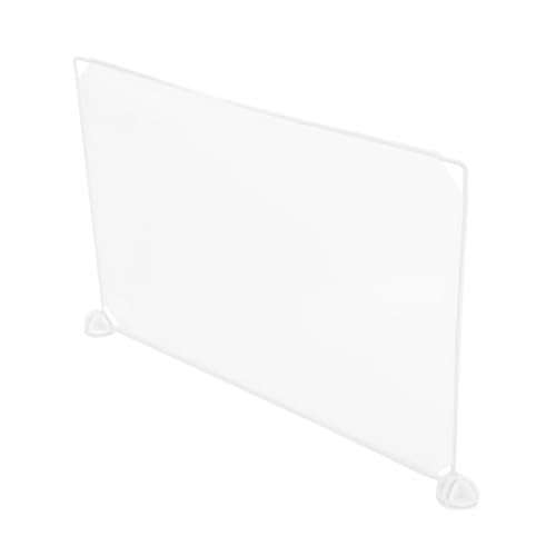 GRIRIW Plastic Sneeze Guard Desk Screen Privacy Divider School Desk Partition Sturdy Pp Material