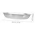 Cabilock Steel Pan Scale Tray for Kitchen Powder Measuring Dish Electronic Scale Pan Jewelry Store Cake Shop
