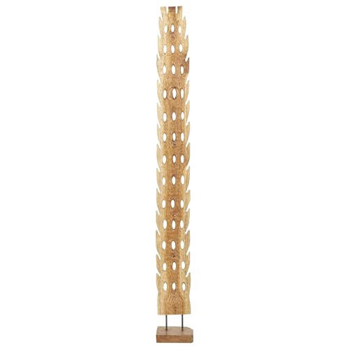 Escultura Decorativa de Madera Teak Hecha a Mano 7x6x49 in miniatura 6