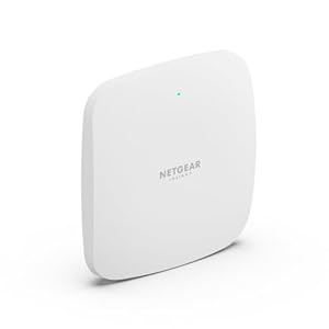 NETGEAR Wireless Access Point (WAX605) – WiFi 6 Dualband-AX3000-Geschwindig... | Bis zu 256 Client-Geräte | 802.11ax | Mesh | Stromversorgung über PoE oder Netzteil (Nicht im Lieferumfang enthalten)