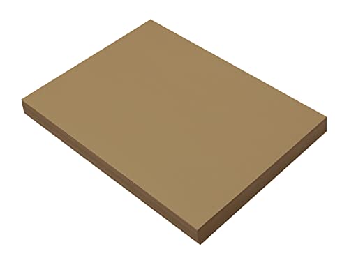 Image of Prang (Formerly SunWorks) Construction Paper, Light Brown, 9 inch x 12 inch, 100 Sheets