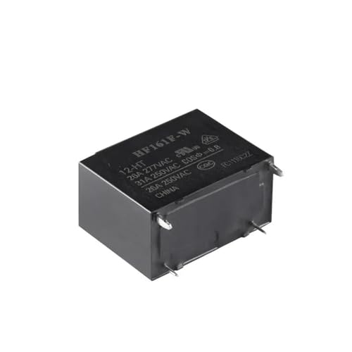 Relés solares HF161F 12VDC 26A 250VAC de 4 pines para automatización industrial