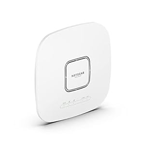 NETGEAR Cloud Managed Wireless Access Point (WAX625) – WiFi 6 Dual-Band AX5400 Speed | Up to 328 Client Devices | 802.11ax | Insight Remote Management | PoE+ Powered or AC Adapter (not Included)