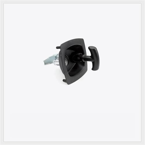 Serrure de type compression en T noire pour armoire industrielle - 5