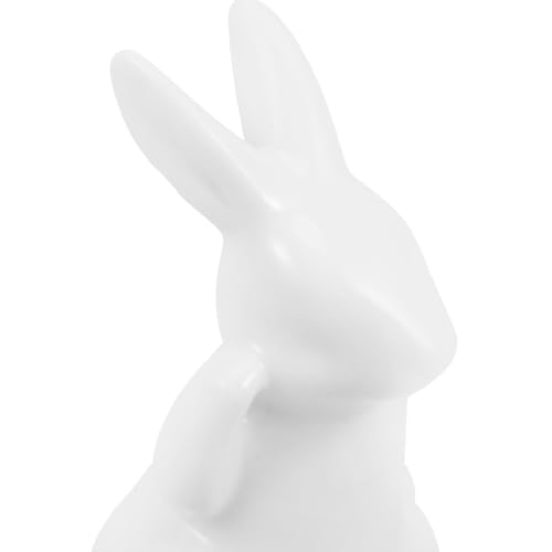 Image of BESPORTBLE Easter Bunny Decorations Spring Home Decor Bunny Figurines Easter White Rabbit Ceramic Rabbits Figurines Bunny Sculptures Rabbits Crafts Decor 5Pcs