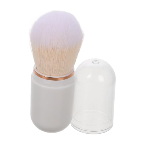 Healeved Retractable Mini Makeup Brush Set Portable Blush Brush for Cheeks Travel Size Comfortable Bristles