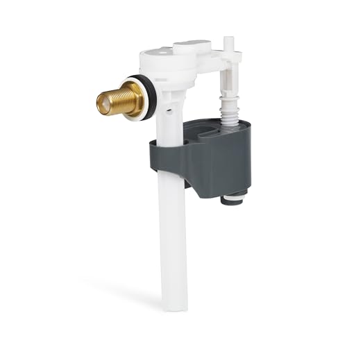1/2 Side Feed Toilet Fill Valve WRAS Approved Side Entry Toilet Cistern Fill Valve Adjustable Toilet Inlet Valve Brass Thread Tail 5 Year Guarantee
